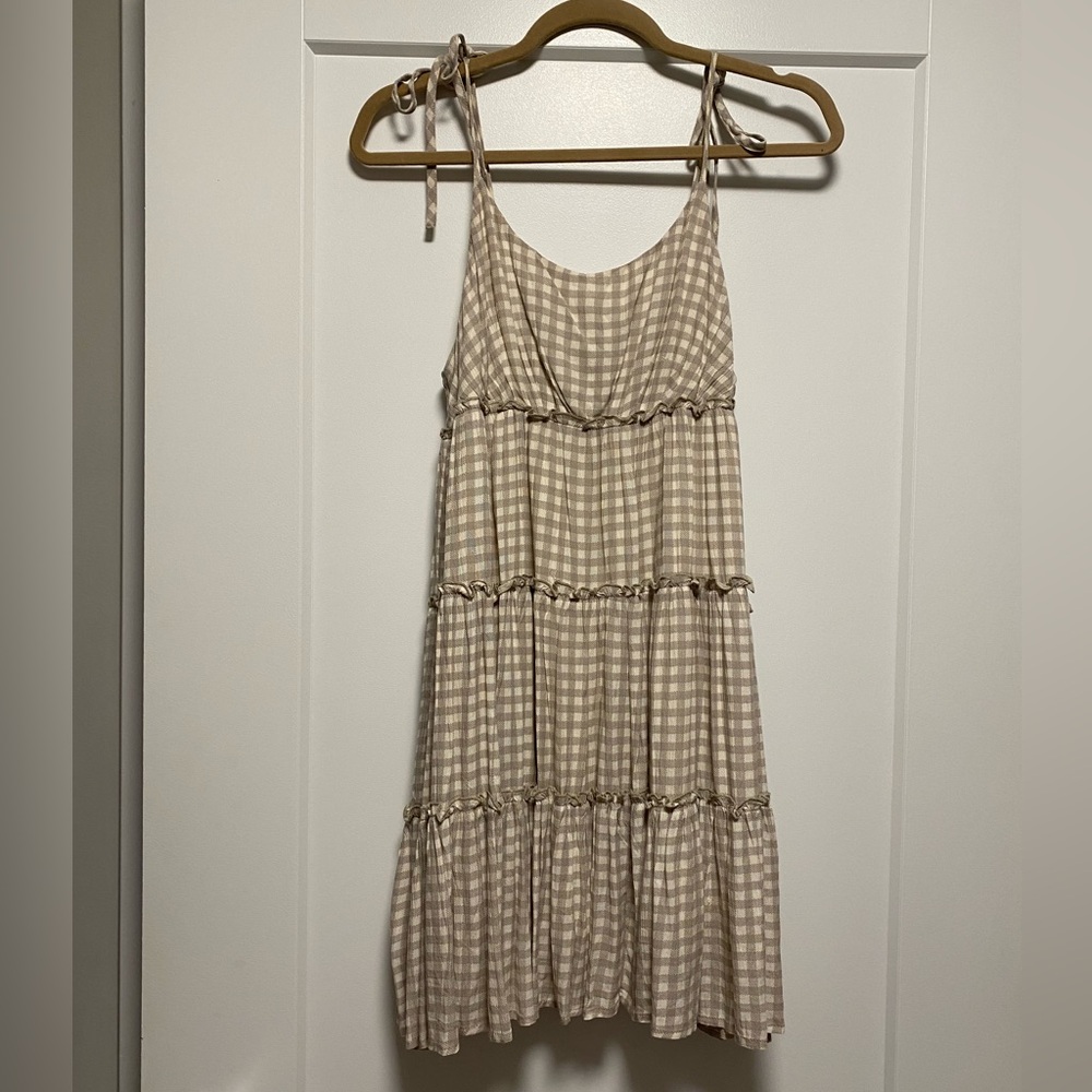 Gingham Layered Sundress